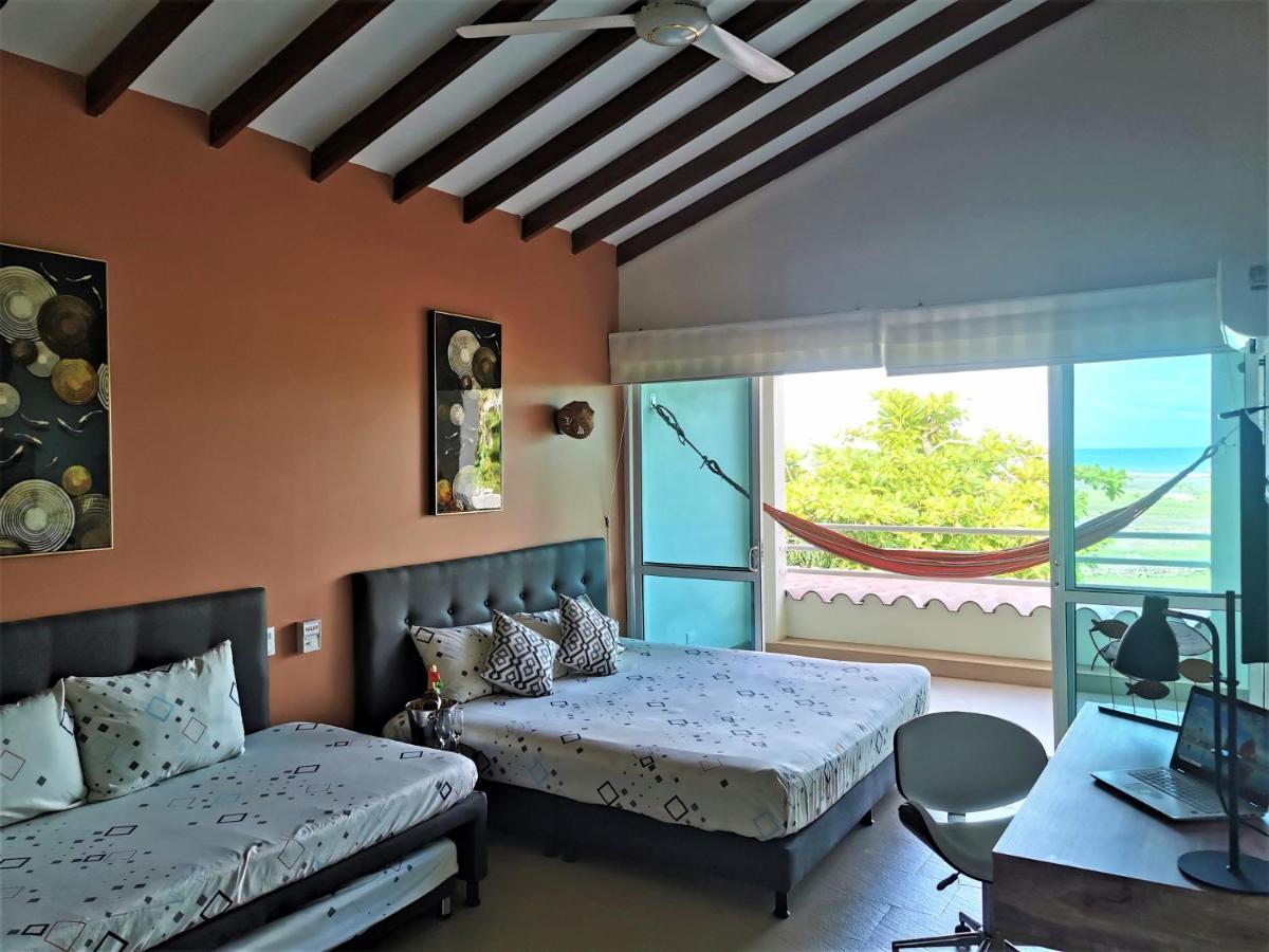 Beach Villa Sol & Mar Cartagena, Beachfront & Private Pool Екстер'єр фото